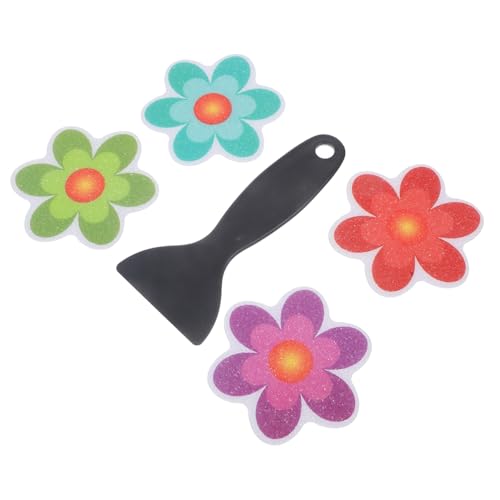 VALICLUD 4 Stück Teiliges Mattierte rutschfeste Fliesenaufkleber mit Blumenmuster Selbstklebend Dekorative Cartoon Badewannen Sticker für Badezimmer Sicherer Badespaß VALICLUD 4 Stück Teiliges Mattierte rutschfeste Fliesenaufkleber mit Blumenmuster Selbstklebend Dekorative Cartoon Badewannen Sticker für Badezimmer Sicherer Badespaß von VALICLUD