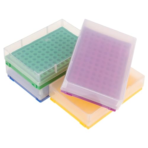 VALICLUD 4 Stück Teiliges Microzentrifugen röhrenhalter Robustem Pp kunststoff Röhrenbox Hitze Kältebeständig Praktische Aufbewahrungsbox für Laborproben und Reagenzgläser VALICLUD 4 Stück Teiliges Microzentrifugen röhrenhalter Robustem Pp kunststoff Röhrenbox Hitze Kältebeständig Praktische Aufbewahrungsbox für Laborproben und Reagenzgläser von VALICLUD