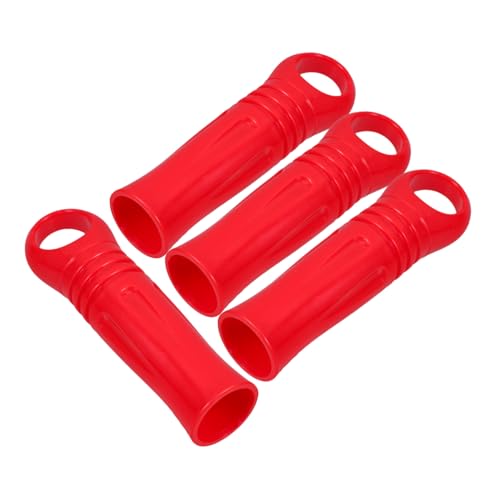 VALICLUD 4 Stück Teiliges Mop Griff Endkappen Ergonomischer Griffschutz für Wischmopp und Staubmopp Stiel Langlebige Kunststoff Ersatzteile Einfache Montage Komfortable Handhabung für von VALICLUD