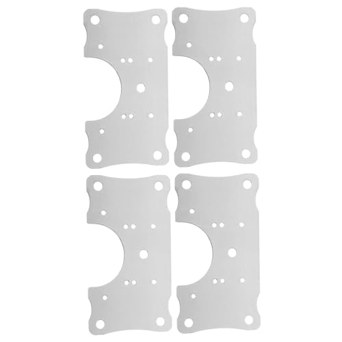 VALICLUD 4 Stück Teiliges Scharnier Reparaturset Edelstahl mit Schrauben Hinge Fixing Plates zur Stabilen Reparatur und Fixierung von Küchenschrank und Möbelscharnieren Vielseitig VALICLUD 4 Stück Teiliges Scharnier Reparaturset Edelstahl mit Schrauben Hinge Fixing Plates zur Stabilen Reparatur und Fixierung von Küchenschrank und Möbelscharnieren Vielseitig von VALICLUD