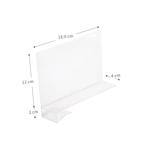 VALICLUD 4 Stück Transparente Regalteiler Schranktrenner aus Kunststoff Multifunktionale Kleiderschrank und Bücherregal Organizer Platzsparende Aufbewahrung für Schlafzimmer Küche Büro und von VALICLUD