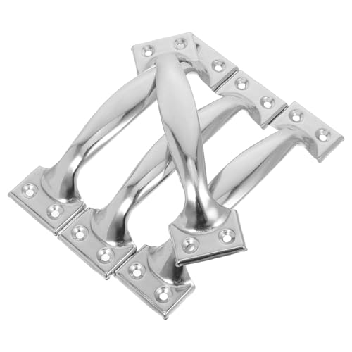 VALICLUD 4 Stück Türgriff aus Edelstahl Großer Bügelgriff Robust und Ergonomisch Vielseitig für Gartentore Küchenschränke und Möbel Polierte Oberfläche Komfortabler Griff von VALICLUD