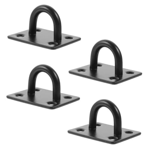VALICLUD 4 Stück U Förmige Deckenhaken aus Schwerlastfähig Schwarze Wand und Deckenmontage Haken für Hängematten und für und Außenbereiche VALICLUD 4 Stück U Förmige Deckenhaken aus Schwerlastfähig Schwarze Wand und Deckenmontage Haken für Hängematten und für und Außenbereiche von VALICLUD