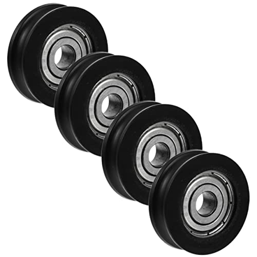 VALICLUD 4 Stück U Groove Pulley Roller Robuste Nylonrollen für Schiebetüren und Fenster Stabil Vibrationsreduzierend Installieren Langlebig und Wiederverwendbar VALICLUD 4 Stück U Groove Pulley Roller Robuste Nylonrollen für Schiebetüren und Fenster Stabil Vibrationsreduzierend Installieren Langlebig und Wiederverwendbar von VALICLUD
