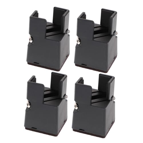 VALICLUD 4 Stück Verstellbare Möbelerhöhungen Höhe mit Schraubklemme für Stuhl Sofa Tischbeine Kompatibel mit Breiten Beinen Stabile Unterstützung Einfache Montage von VALICLUD