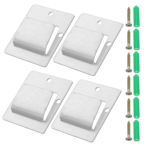 VALICLUD 4 Stück Wandmontage Halterungen für Ventilatoren Stabile Montageplatten mit Schrauben für Optimale Luftzirkulation Wohnräumen und von VALICLUD