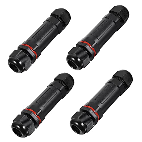 VALICLUD 4 Stück Wasserdichter Pin Steckverbinder für Licht Robuster Kabelverbinder für Außenbeleuchtung und Gartenleuchten Hochtemperaturbeständig Gehäuse Einfache Installation VALICLUD 4 Stück Wasserdichter Pin Steckverbinder für Licht Robuster Kabelverbinder für Außenbeleuchtung und Gartenleuchten Hochtemperaturbeständig Gehäuse Einfache Installation von VALICLUD