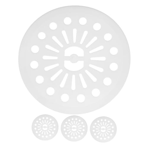 VALICLUD 4 Stück Weiße Waschmaschinen presspads Dicke Flexible Spin Cap Abdeckung für Automatische Waschmaschinen Effiziente Feuchtigkeitsentfernung Kompatibel mit Gängigen Modellen von VALICLUD