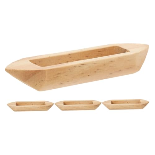 VALICLUD 4-teilige Holzbootmodelle: Mini-holzkanu-Ornamente Für Die Heimdekoration, Schreibtischdekoration Und Nautische Themen Für Die Anzeige Im Büro-Wohnzimmer-bücherregal VALICLUD 4-teilige Holzbootmodelle: Mini-holzkanu-Ornamente Für Die Heimdekoration, Schreibtischdekoration Und Nautische Themen Für Die Anzeige Im Büro-Wohnzimmer-bücherregal von VALICLUD