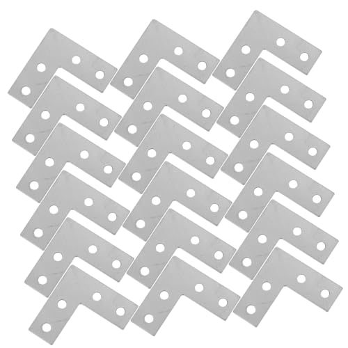 VALICLUD 40 Stück Teiliges Edelstahl Starke Rechteckige Winkelverbinder für Holzregale Robuste Metall eckwinkel für Möbel Stabile Regalträger Vielseitig Einsetzbare Eckverstärkung VALICLUD 40 Stück Teiliges Edelstahl Starke Rechteckige Winkelverbinder für Holzregale Robuste Metall eckwinkel für Möbel Stabile Regalträger Vielseitig Einsetzbare Eckverstärkung von VALICLUD