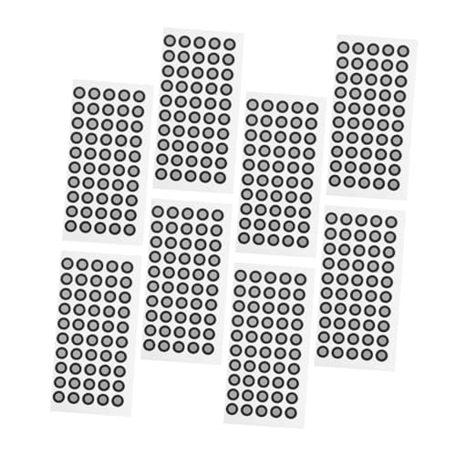 VALICLUD 400 Stück Scanner Markierungspunkte Hochreflektierende Positionierungsziele Dünne Reflektierende Folienmarker für Präzises Scannen und Wiederverwendbare Ausrichtung von VALICLUD