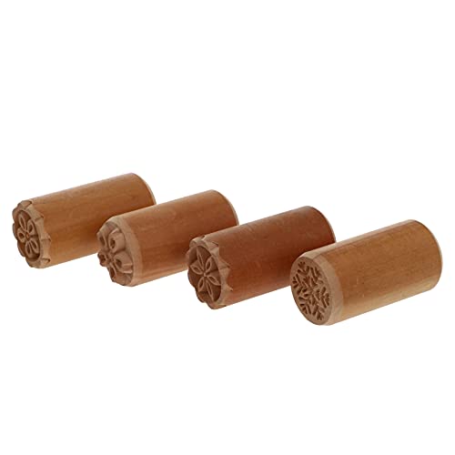 VALICLUD 4Stücke Holz Mondkuchen Stempel Traditionelle Chinesische Backform für Köstliche Mondkuchen für Hobbybäcker für Freunde Chinesische Kultur VALICLUD 4Stücke Holz Mondkuchen Stempel Traditionelle Chinesische Backform für Köstliche Mondkuchen für Hobbybäcker für Freunde Chinesische Kultur von VALICLUD