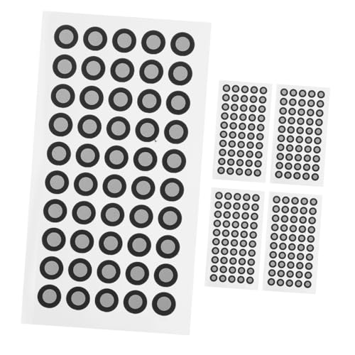 VALICLUD 5 Blätter Reflektierende Markierungspunkte Reißfest Bögen mit Punkten pro Bogen Kompatibel für Präzise Positionierung und Verbesserte Scanner genauigkeit von VALICLUD