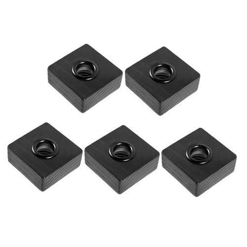 VALICLUD 5 Stck Teiliges Quadratische Holzdeckel aus Robustem Holz Praktische Aromatherapie Flaschenverschlüsse Einfach zu Ersetzen Langlebig und Passend für Glas Aromatherapieflaschen von VALICLUD