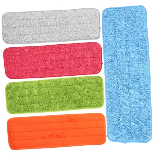 VALICLUD 5 Stück Ersatzmopp Pads Mikrofaser Waschbare Reinigungspads für Verschiedene Bodenarten Effiziente und Fleckenentfernung Kompatibel mit Flachmopps für Fliesen VALICLUD 5 Stück Ersatzmopp Pads Mikrofaser Waschbare Reinigungspads für Verschiedene Bodenarten Effiziente und Fleckenentfernung Kompatibel mit Flachmopps für Fliesen von VALICLUD