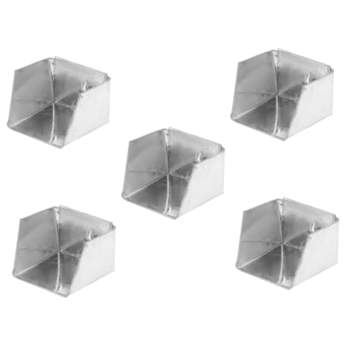 VALICLUD 5 Stück Staubpan Müll Klein Staubwanne Mini Handfeger Und Schaufel Desktop-kehrschaufel Schreibtisch Kehrschaufel Reinigen Kehrschaufelzubehör Blatt Kehrschaufel Silber Eisen von VALICLUD