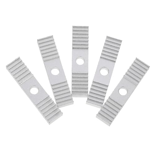 VALICLUD 5 Stück Teiliges Aluminium Zahnriemen Befestigungsplatten mit Oxidationsschutz Drucker Stabile Montageblöcke zur Festen Fixierung von Riemen und Zubehör VALICLUD 5 Stück Teiliges Aluminium Zahnriemen Befestigungsplatten mit Oxidationsschutz Drucker Stabile Montageblöcke zur Festen Fixierung von Riemen und Zubehör von VALICLUD