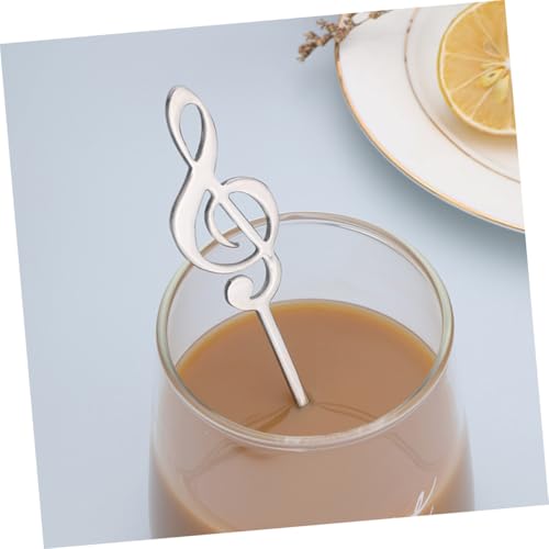 VALICLUD 5 Stück Teiliges Edelstahl Kaffeelöffel mit Musiknoten design Farbige Metall beschichtung Langlebige Mischlöffel für Kaffee Desserts und Getränke Spülmaschinenfest für Zuhause und VALICLUD 5 Stück Teiliges Edelstahl Kaffeelöffel mit Musiknoten design Farbige Metall beschichtung Langlebige Mischlöffel für Kaffee Desserts und Getränke Spülmaschinenfest für Zuhause und von VALICLUD