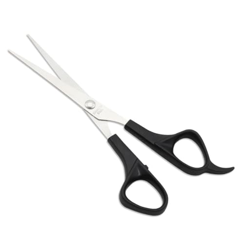 VALICLUD 5 Stück Teiliges Haarschneidescheren Professionelle Friseurscheren aus für Zuhause und Salon Schwarz Leicht Langlebig für Haarschnitte und Ponyschnitt von VALICLUD