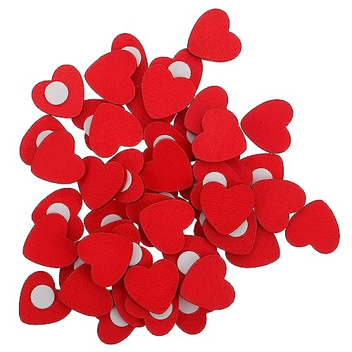 VALICLUD 50 Stück Holz Herzen Aufkleber Rote Herzform Selbstklebende Bastelverzierungen für Hochzeiten und Valentinstag DIY Dekorationen für Scrapbooking und Tischdekoration VALICLUD 50 Stück Holz Herzen Aufkleber Rote Herzform Selbstklebende Bastelverzierungen für Hochzeiten und Valentinstag DIY Dekorationen für Scrapbooking und Tischdekoration von VALICLUD