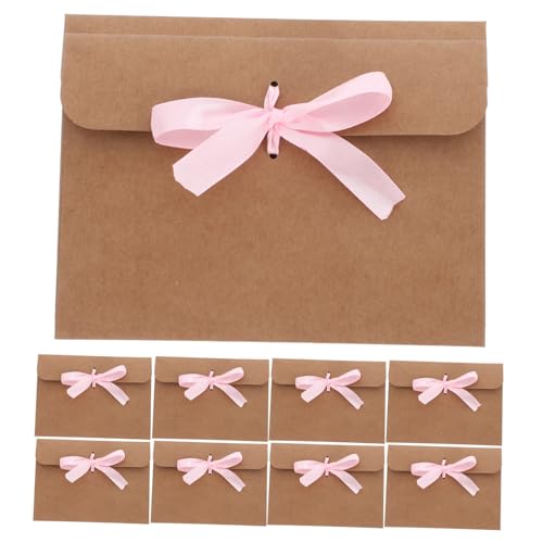 VALICLUD 50 Stück Kleine Kraftpapier Umschläge mit Elegantem Schleifenband Stilvolle Briefumschläge für Grußkarten Einladungen Hochzeit Geburtstag Shower und Festliche Anlässe VALICLUD 50 Stück Kleine Kraftpapier Umschläge mit Elegantem Schleifenband Stilvolle Briefumschläge für Grußkarten Einladungen Hochzeit Geburtstag Shower und Festliche Anlässe von VALICLUD