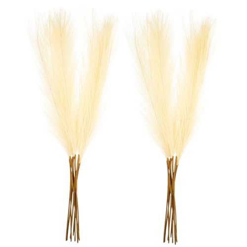 VALICLUD 50 Stück Künstliches Pampasgras Naturgetreue Dekozweige Boho Deko für Zuhause Festliche Trockenblumen Arrangement Beige Faux Pflanze für Vase Rustikaler Landhausstil VALICLUD 50 Stück Künstliches Pampasgras Naturgetreue Dekozweige Boho Deko für Zuhause Festliche Trockenblumen Arrangement Beige Faux Pflanze für Vase Rustikaler Landhausstil von VALICLUD
