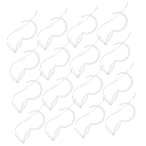 VALICLUD 50 Stück Weiße Kunststoff Moskitonetz Haken mit Hoher Tragkraft Vorhanghalter für Babybett Baldachin Einfach zu Montierende Netzhaken für Kinderzimmer und Outdoor-Einsatz von VALICLUD