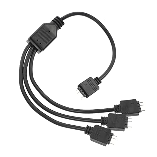 VALICLUD 5V Argb Splitter Verlängerungskabel für Computerzubehör Synchronisationskabel für Rgb Beleuchtungssysteme Einfache Verbindung ohne Schweißen Hohe von VALICLUD