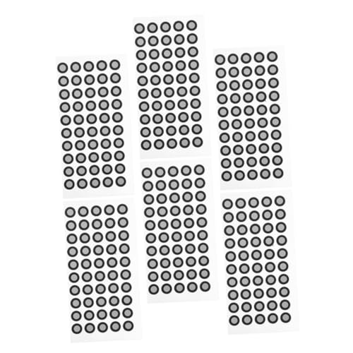 VALICLUD 6 Blätter Scanning Reflexionsmarkierungspunkte Bögen Hochreflektierende Markierungsaufkleber Dicke für Präzise Referenzierung Scanner Anwendungen von VALICLUD