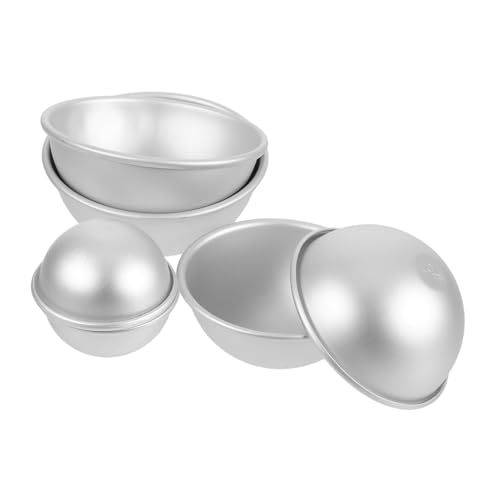 VALICLUD 6 Stück Teiliges Antihaftbeschichtetes Aluminium Halbkugel Backform Vielseitige Runde Kuchen Badesalzkugelform Stabile für DIY Dessert Seife Kerzen Herstellung VALICLUD 6 Stück Teiliges Antihaftbeschichtetes Aluminium Halbkugel Backform Vielseitige Runde Kuchen Badesalzkugelform Stabile für DIY Dessert Seife Kerzen Herstellung von VALICLUD