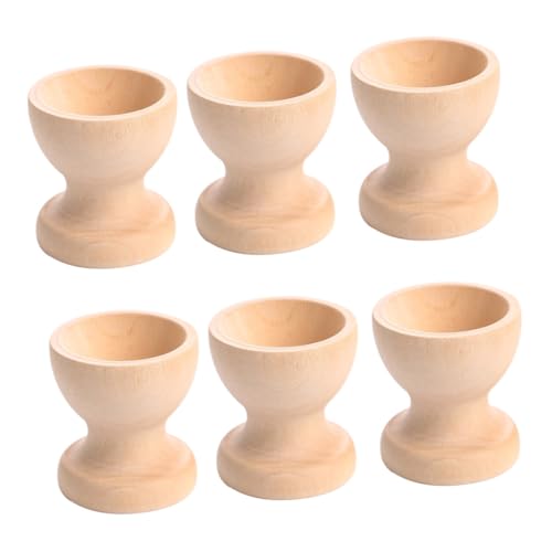 VALICLUD 6 Stück Teiliges Holz Eierhalter Eierbecher Frühstück Eierbecher aus Natürlichem Holz für Gekochte Eier Eierablage Küchen Tablett Eieraufbewahrung Umweltfreundlich VALICLUD 6 Stück Teiliges Holz Eierhalter Eierbecher Frühstück Eierbecher aus Natürlichem Holz für Gekochte Eier Eierablage Küchen Tablett Eieraufbewahrung Umweltfreundlich von VALICLUD
