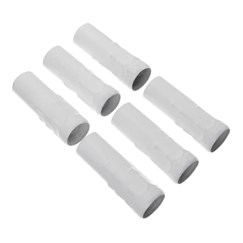 VALICLUD 6 Stück Teiliges Kerzenhülsen für Kronleuchter Dekorative Kerzenfassung Abdeckungen aus Robustem Nachahmende Wachstropfen Passend für Europäische Kristallleuchter Einfache Montage von VALICLUD