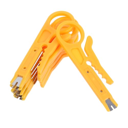 VALICLUD 6 Stück Teiliges Kompakte Abisolierzange für Elektriker mit Ergonomischem Griff Präzisem Schneidwerkzeug und Multifunktionaler Anwendung für Telefon Elektrokabel von VALICLUD