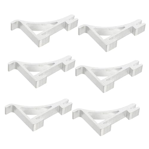 VALICLUD 6 Stück Teiliges Kühlschrank Regal clips Kanten design für Schnelle Montage Vielseitige Aufbewahrungshaken zur Organisation im Gefrierschrank und Kühlschrank von VALICLUD