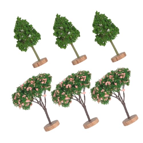 VALICLUD 6 Stück Teiliges Miniatur Modellbäume Realistische Plastik Bäume Kompakt Langlebig Pflegeleicht für Dioramen Modelleisenbahn Landschaft DIY Bastelprojekte Mini Bonsai Dekoration VALICLUD 6 Stück Teiliges Miniatur Modellbäume Realistische Plastik Bäume Kompakt Langlebig Pflegeleicht für Dioramen Modelleisenbahn Landschaft DIY Bastelprojekte Mini Bonsai Dekoration von VALICLUD