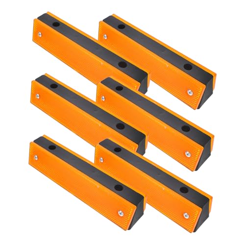 VALICLUD 6 Stück Teiliges Rechteckiges Reflektierendes Straßenschild aus Langlebigem Kunststoff Hochsichtbare Verkehrsmarkierung für Tunnel Zäune und Wände Einfache Installation VALICLUD 6 Stück Teiliges Rechteckiges Reflektierendes Straßenschild aus Langlebigem Kunststoff Hochsichtbare Verkehrsmarkierung für Tunnel Zäune und Wände Einfache Installation von VALICLUD