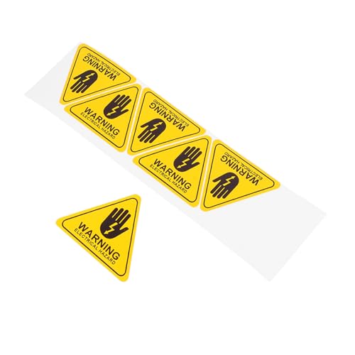 VALICLUD 6 Stück Teiliges Sicherheits warnschild Elektrisch Dreieckig Selbstklebend für Elektrische Gefahren Spannung Gefahren Warnaufkleber Industrie Haushalt VALICLUD 6 Stück Teiliges Sicherheits warnschild Elektrisch Dreieckig Selbstklebend für Elektrische Gefahren Spannung Gefahren Warnaufkleber Industrie Haushalt von VALICLUD