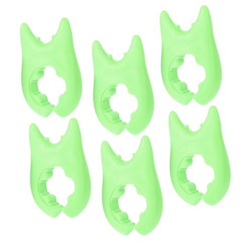 VALICLUD 6 Stück Teiliges Silikon Topfdeckelhalter Vielseitiger Topfdeckelhalter mit Überkochschutz Hitzebeständig und Bruchsicher Praktischer Küchenutensilienhalter für Herd und von VALICLUD