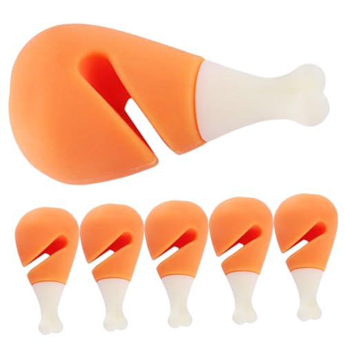 VALICLUD 6 Stück Teiliges Silikon Topfdeckelheber mit Lustigem Hähnchenbein design Hitzebeständige Praktische Überlaufschutzstopper für Küchen Auslaufsichere Kochstopper für Töpfe VALICLUD 6 Stück Teiliges Silikon Topfdeckelheber mit Lustigem Hähnchenbein design Hitzebeständige Praktische Überlaufschutzstopper für Küchen Auslaufsichere Kochstopper für Töpfe von VALICLUD