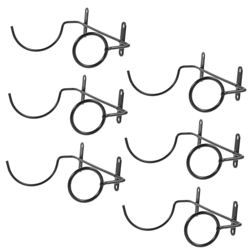 VALICLUD 6 Stück Teiliges Wand weinregal aus Metall Industrieller Weinflaschenhalter zur Wandmontage Robust und Platzsparend Dekorativ für Wohnzimmer Bar Restaurant Einfache Installation von VALICLUD