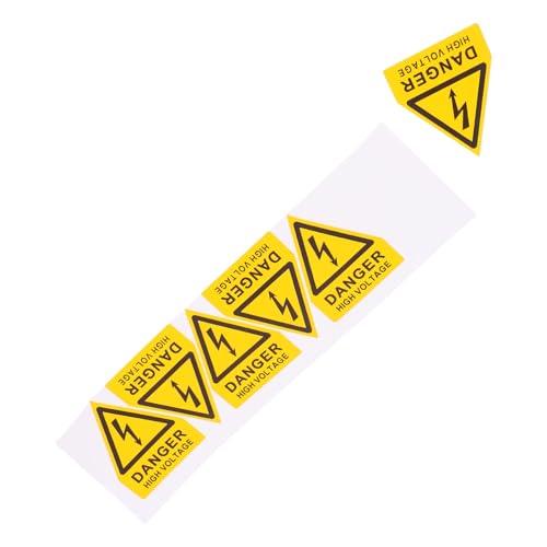 VALICLUD 6 Stück Teiliges Warnschild Hochspannung Sicherheitsaufkleber Selbstklebend Gelbes Dreieck Elektrisch Geschützte Maschinen Sicherheitskennzeichnung Robust Langlebig VALICLUD 6 Stück Teiliges Warnschild Hochspannung Sicherheitsaufkleber Selbstklebend Gelbes Dreieck Elektrisch Geschützte Maschinen Sicherheitskennzeichnung Robust Langlebig von VALICLUD