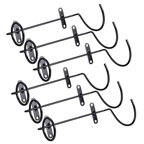 VALICLUD 6 Stück Wandmontiertes Weinregal aus Stabilem Metall Teiliges Schwarzes Weinflaschen Display Eleganter Weinständer zur Flaschenaufbewahrung für Küche Esszimmer und Bar VALICLUD 6 Stück Wandmontiertes Weinregal aus Stabilem Metall Teiliges Schwarzes Weinflaschen Display Eleganter Weinständer zur Flaschenaufbewahrung für Küche Esszimmer und Bar von VALICLUD