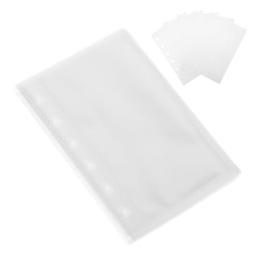 VALICLUD 60 Stück Klare Scrapbook Nachfüllseiten Robuste Kunststoff Hüllen für Scrapbook Ordner und Büro für Fotos und Kreative Projekte von VALICLUD
