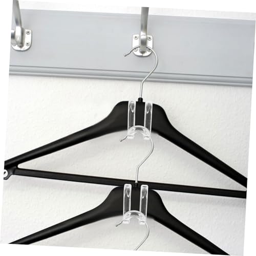 VALICLUD 60 Stück Kleiderbügel Verbindungshaken aus Transparentem Material Platzsparende S form Mehrfach Stapelbar für Wohnung Büro und Kleiderschrankorganisation VALICLUD 60 Stück Kleiderbügel Verbindungshaken aus Transparentem Material Platzsparende S form Mehrfach Stapelbar für Wohnung Büro und Kleiderschrankorganisation von VALICLUD