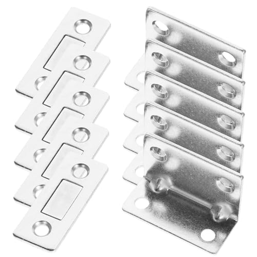 VALICLUD 6Satz Magnetischer Türverschluss Selbstklebend Unsichtbar für Schranktüren Möbel Langlebig Installieren kein Bohren Erforderlich Sicher von VALICLUD