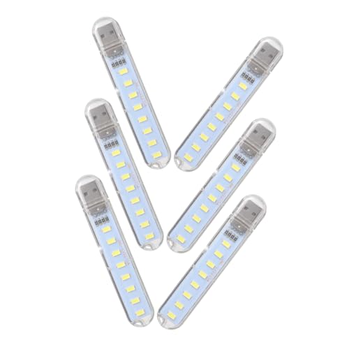 VALICLUD 6Stücke USB Nachtlicht Tragbare Plug in LED Lampe für Schlafzimmer und Kindergarten Sichere und Helle USB Nachtlichter für Sanftes Licht und Einfache Nutzung von VALICLUD