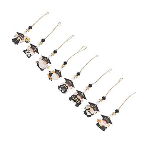 VALICLUD 8stücke Dekorative Holzgnome Für Abschlussfeiern Hängende Ornamente Und Türschilder Im Landhausstil Für Festliche Deko Graduierungssaison VALICLUD 8stücke Dekorative Holzgnome Für Abschlussfeiern Hängende Ornamente Und Türschilder Im Landhausstil Für Festliche Deko Graduierungssaison von VALICLUD