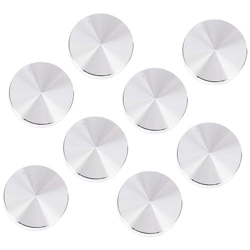 VALICLUD 8 Stück Teiliges Aluminium Tischadapter Runde Glasplatte Adapter Scheiben Stabiler Tischzubehör für Couchtisch und Esstisch Installieren Langlebig und Platzsparend von VALICLUD