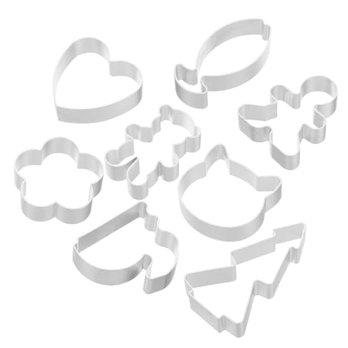 VALICLUD 8 Stück Teiliges Ausstecher Set mit Kreativen Formen Vielseitige Backformen für Kekse Kuchen und DIY Einfache Handhabung für Zuhause und Bäckerei VALICLUD 8 Stück Teiliges Ausstecher Set mit Kreativen Formen Vielseitige Backformen für Kekse Kuchen und DIY Einfache Handhabung für Zuhause und Bäckerei von VALICLUD