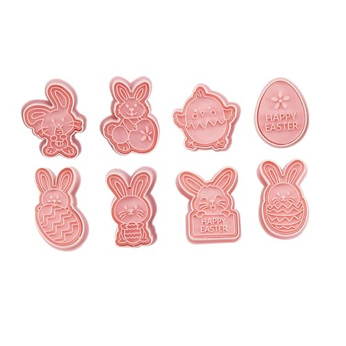 VALICLUD 8 Stück Teiliges DIY Keksstempel Set mit Osterhasen Küken und Ei Tragbare Backform für Kreative Keksprägung Feine Details Vielseitig für Fondant Seife und Bastelprojekte Geeignet VALICLUD 8 Stück Teiliges DIY Keksstempel Set mit Osterhasen Küken und Ei Tragbare Backform für Kreative Keksprägung Feine Details Vielseitig für Fondant Seife und Bastelprojekte Geeignet von VALICLUD